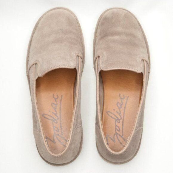 Urban Outfitters Zodiac Ellie Women's Size 8.5 Tan Suede Slip On Casual Flats - Picture 5 of 12